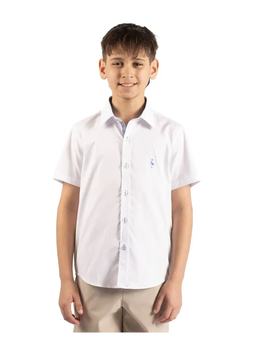 Рубашка с коротким рукавом Big Boys Signature Oxford Tailorbyrd