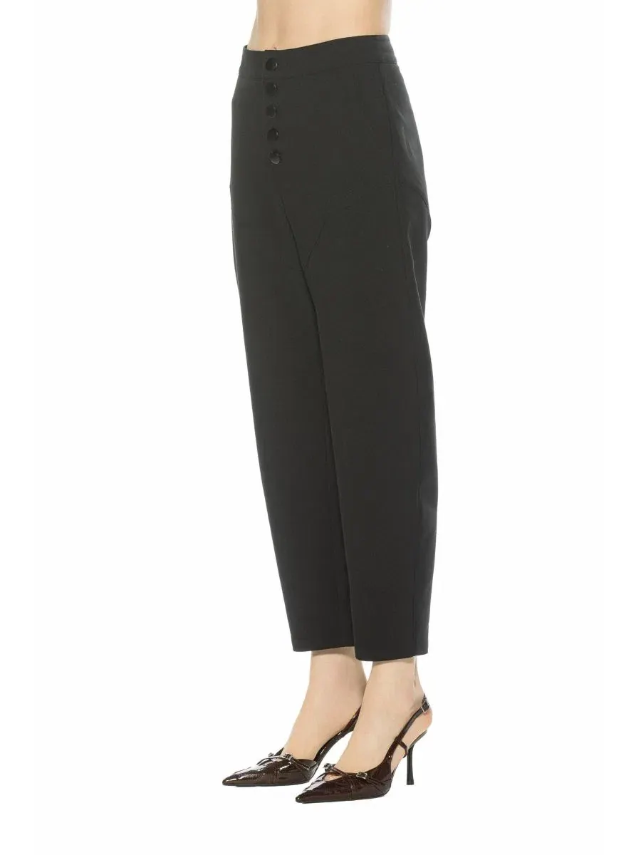 Женские брюки Hollis Barrel Pants Alexia Admor — изображение 2 из 3, черный