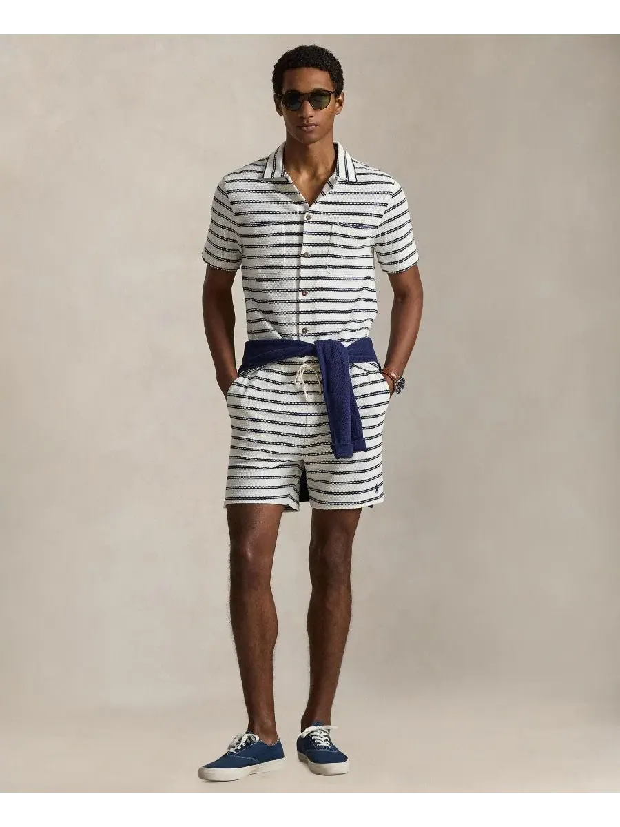 Мужские полосатые облегающие шорты Polo Ralph Lauren — изображение 2 из 5