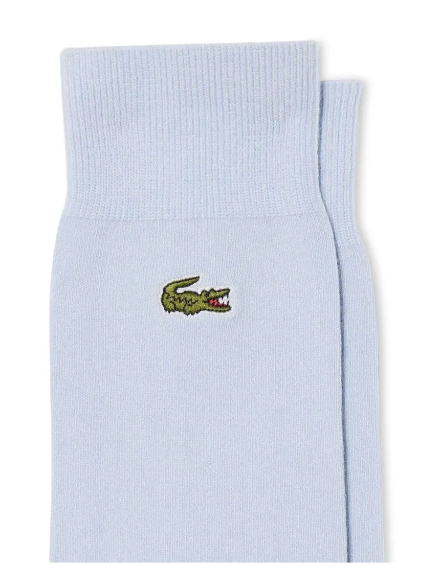 Носки мужские высокие Lacoste, комплект из 2 пар — изображение 3 из 3, белый/синий