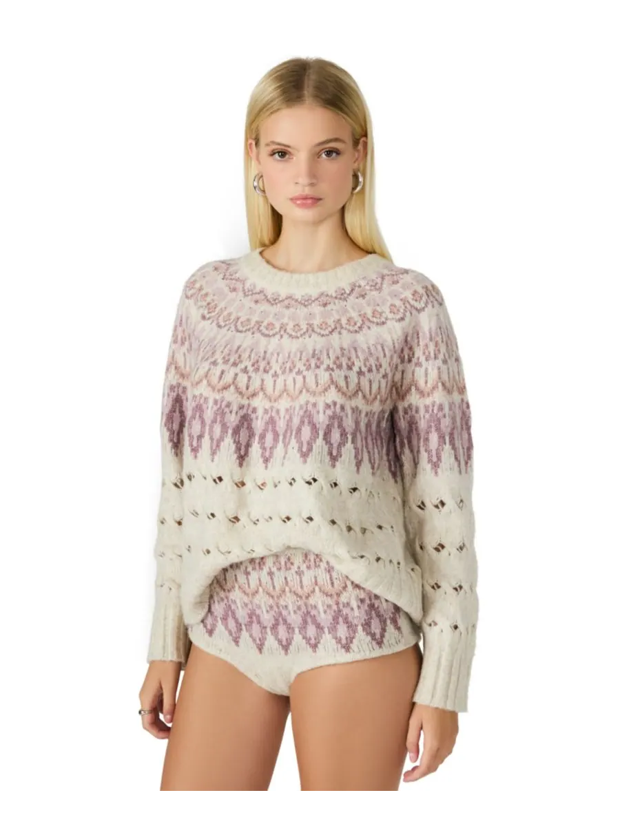 Женский свитер Suzette Fair Isle Steve Madden — изображение 1 из 4, мульти