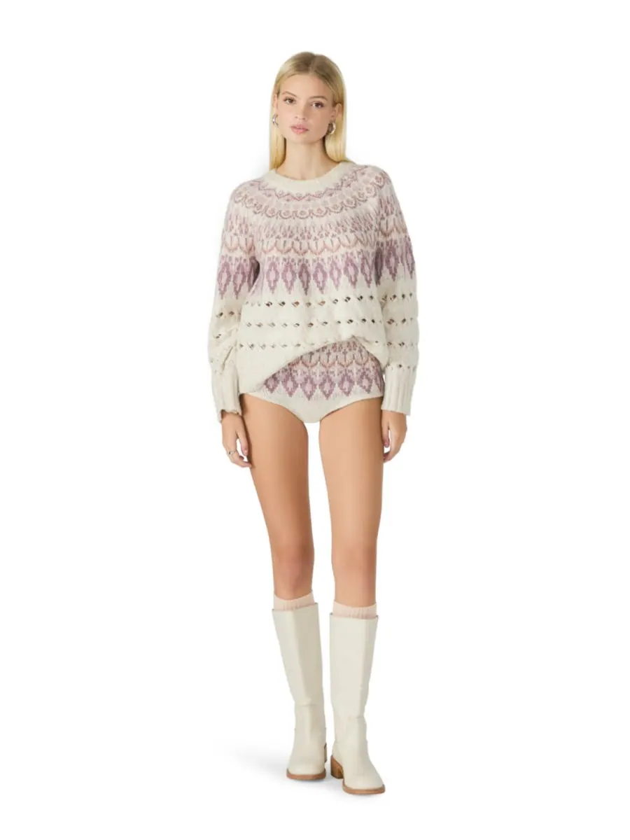 Женский свитер Suzette Fair Isle Steve Madden — изображение 3 из 4, мульти