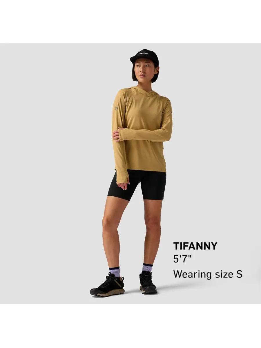 Женская толстовка с длинными рукавами Tahoe Sun Hoodie Performance Tops Backcountry — изображение 6 из 7, звезда моря