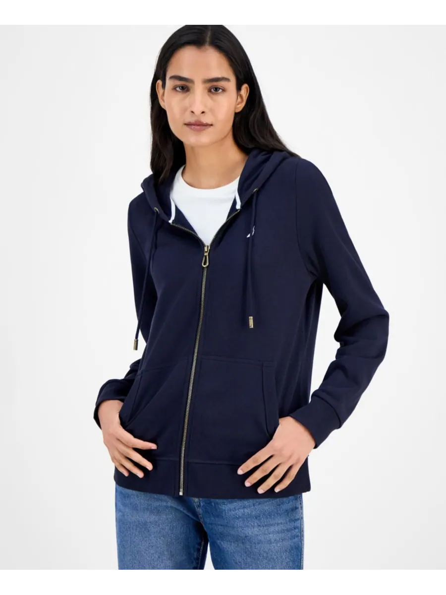 Женская однотонная толстовка на молнии, только онлайн Nautica Jeans — изображение 1 из 2, ночное небо