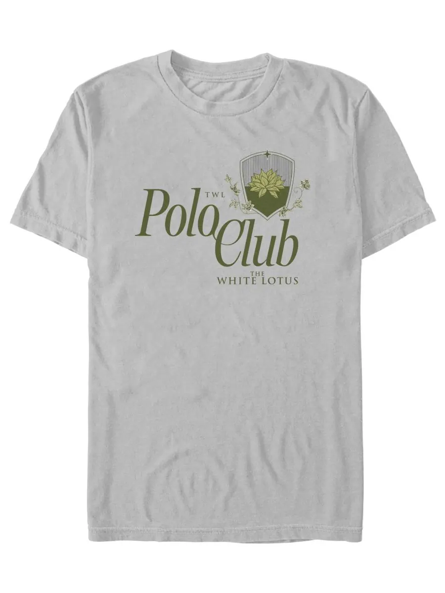Мужская футболка с круглым вырезом The White Lotus Polo Club Fifth Sun — изображение 1 из 3, серый