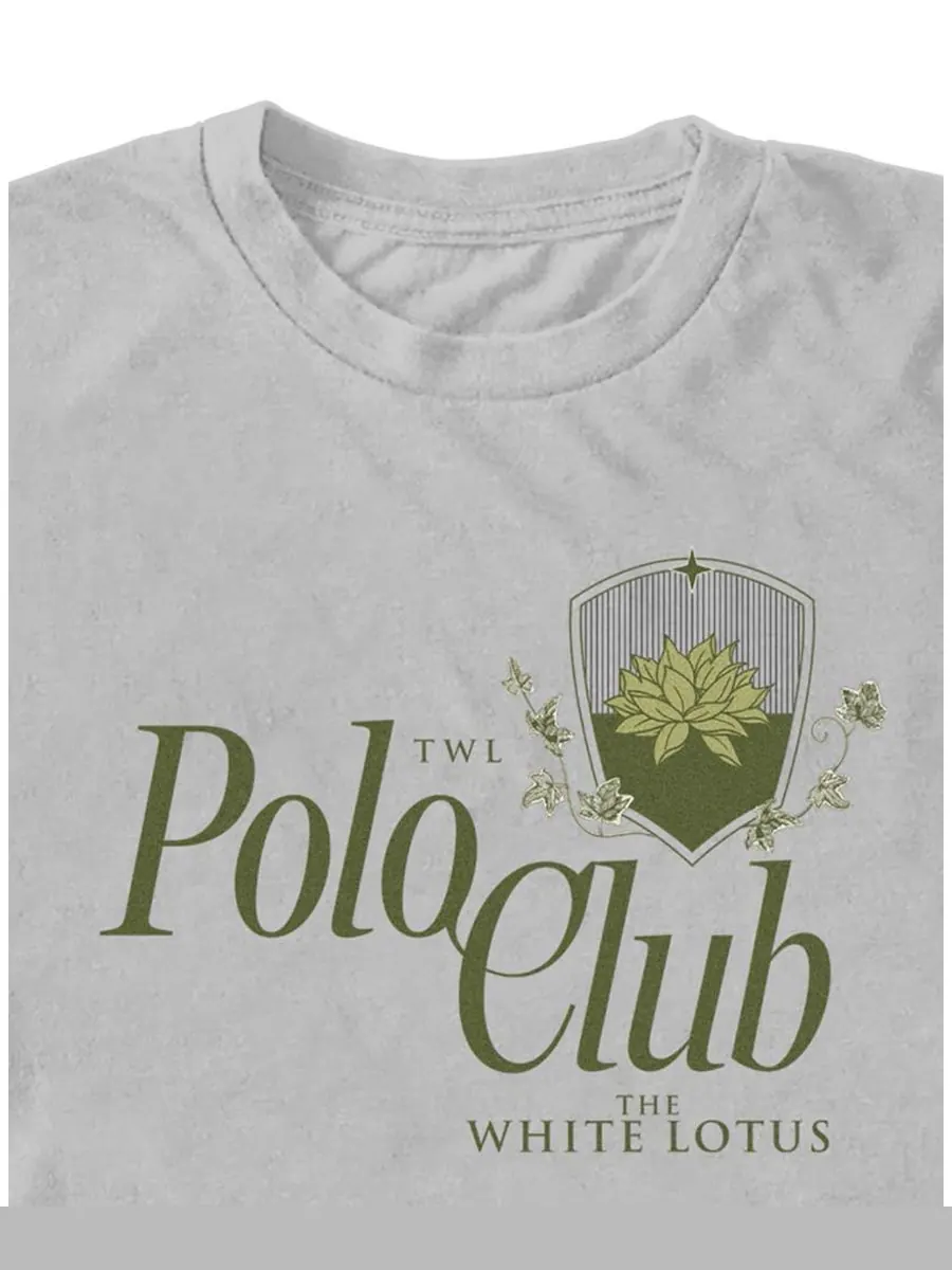 Мужская футболка с круглым вырезом The White Lotus Polo Club Fifth Sun — изображение 3 из 3, серый