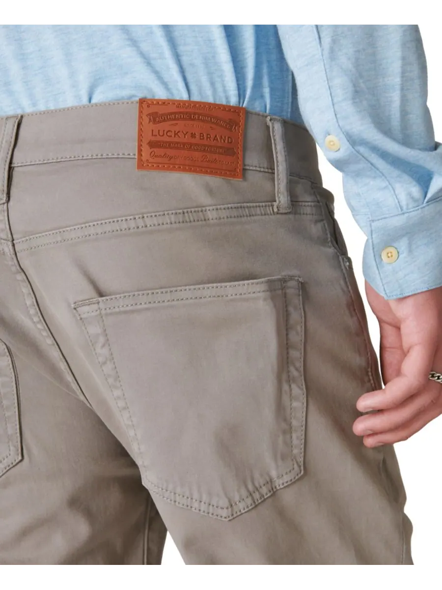 Мужские спортивные джинсы прямого кроя 410 из эластичной ткани Lucky Brand — изображение 3 из 4, серебристый