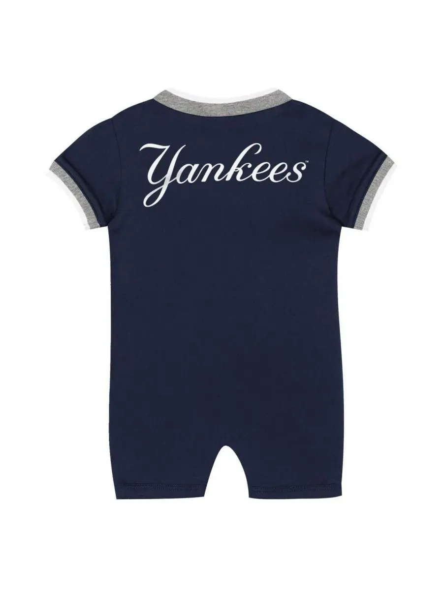 Детский комбинезон New York Yankees темно-синего цвета для мальчиков и девочек Outerstuff — изображение 3 из 3, темно-синий