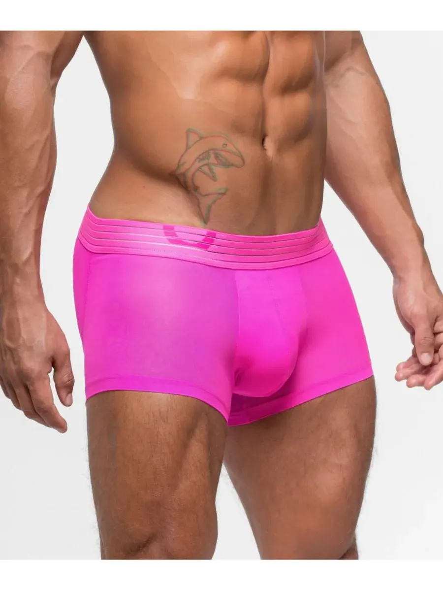 Мужские плавки Sxy Nights Weekend Lift Trunk Rounderbum — изображение 2 из 4, розовый