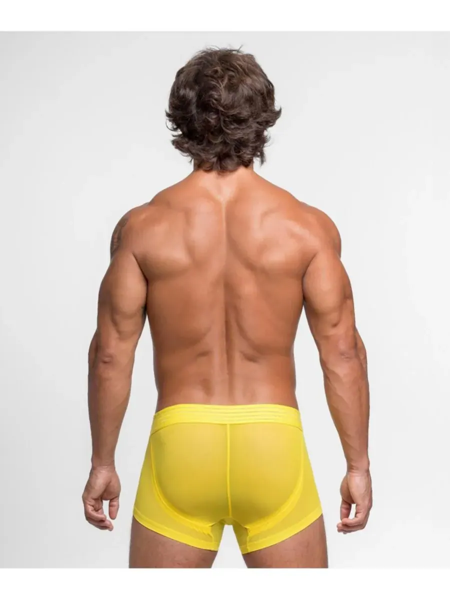 Мужские плавки Sxy Nights Weekend Lift Trunk Rounderbum — изображение 3 из 4, желтый