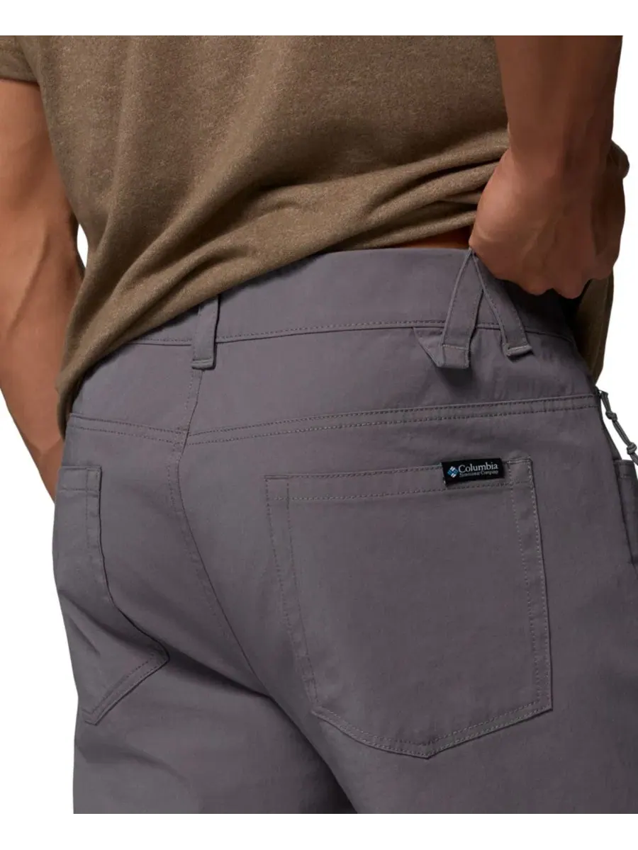 Мужские брюки с пятью карманами ROC Regular Fit Columbia — изображение 5 из 6, серый
