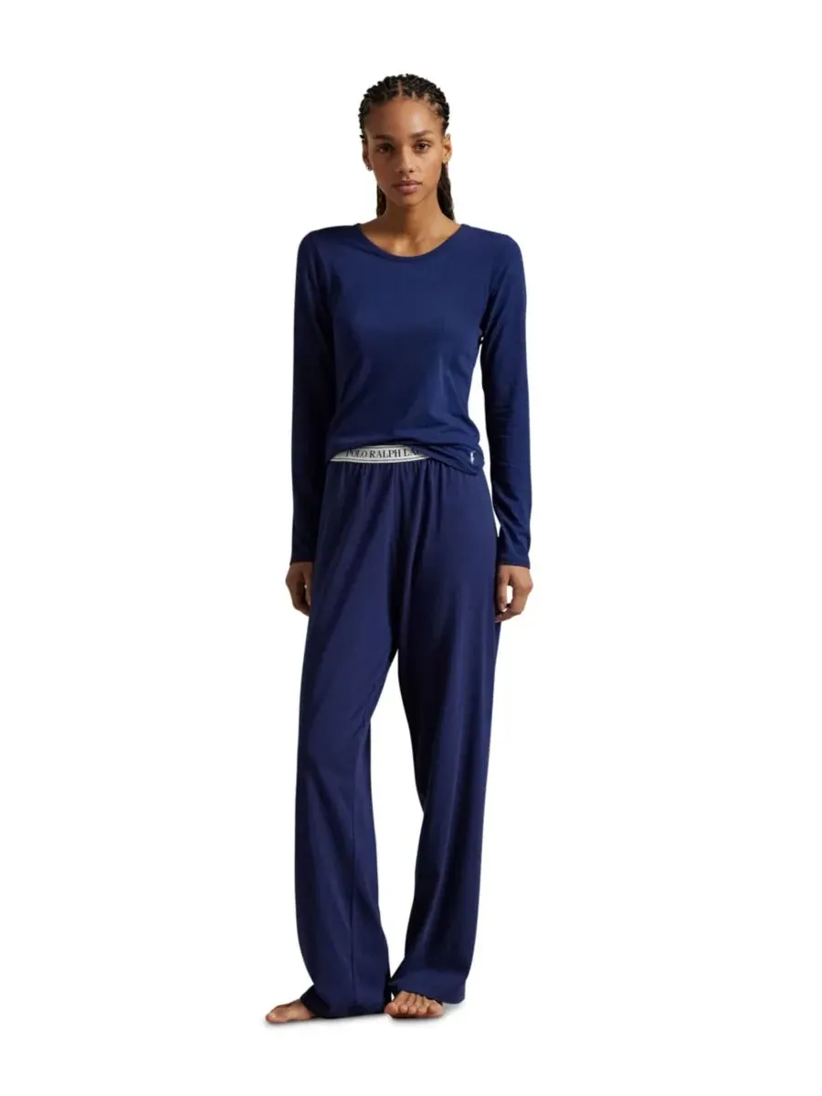 Женские пижамные штаны Essentials на резинке Polo Ralph Lauren — изображение 2 из 5, синий