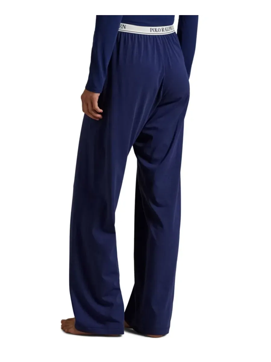 Женские пижамные штаны Essentials на резинке Polo Ralph Lauren — изображение 5 из 5, синий