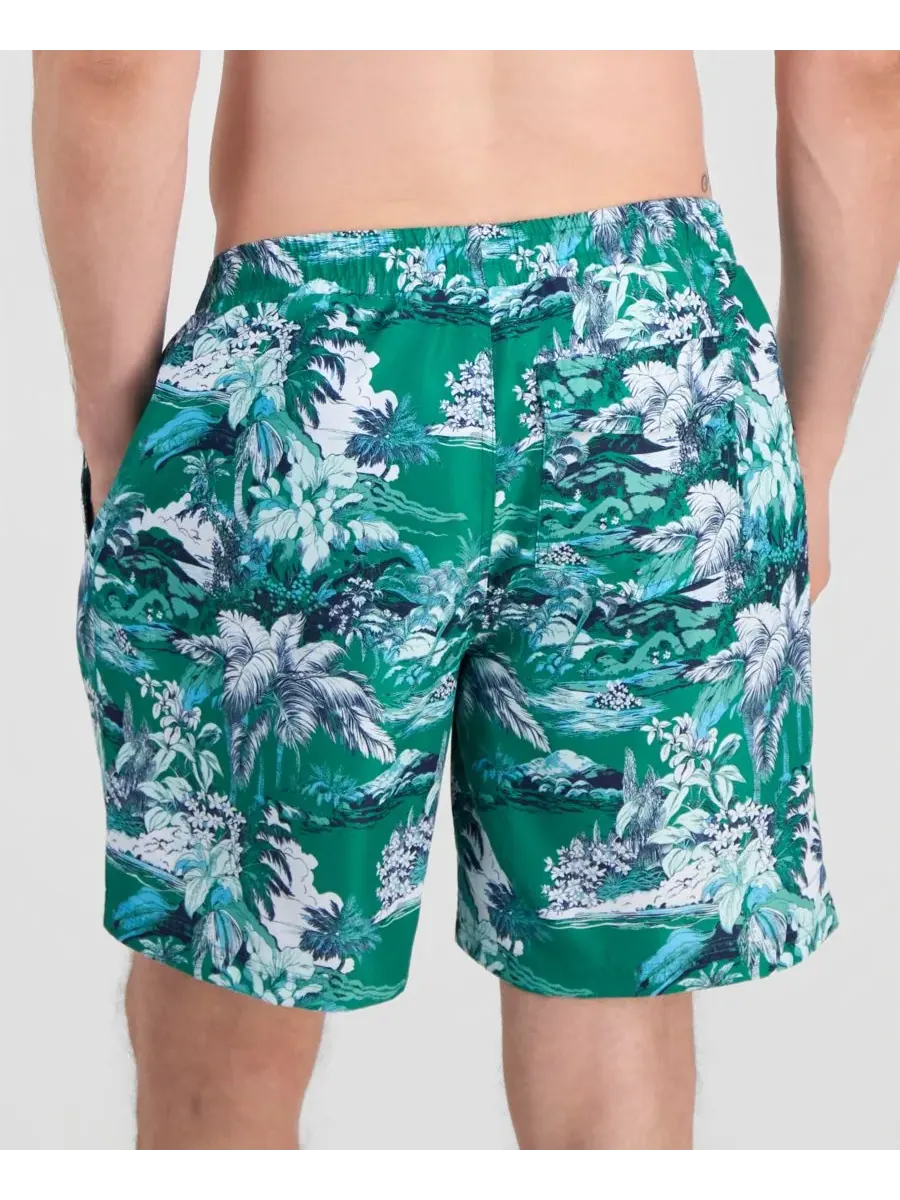 Мужские плавки Elloe Tropical Scene Club Room — изображение 3 из 3, голубой