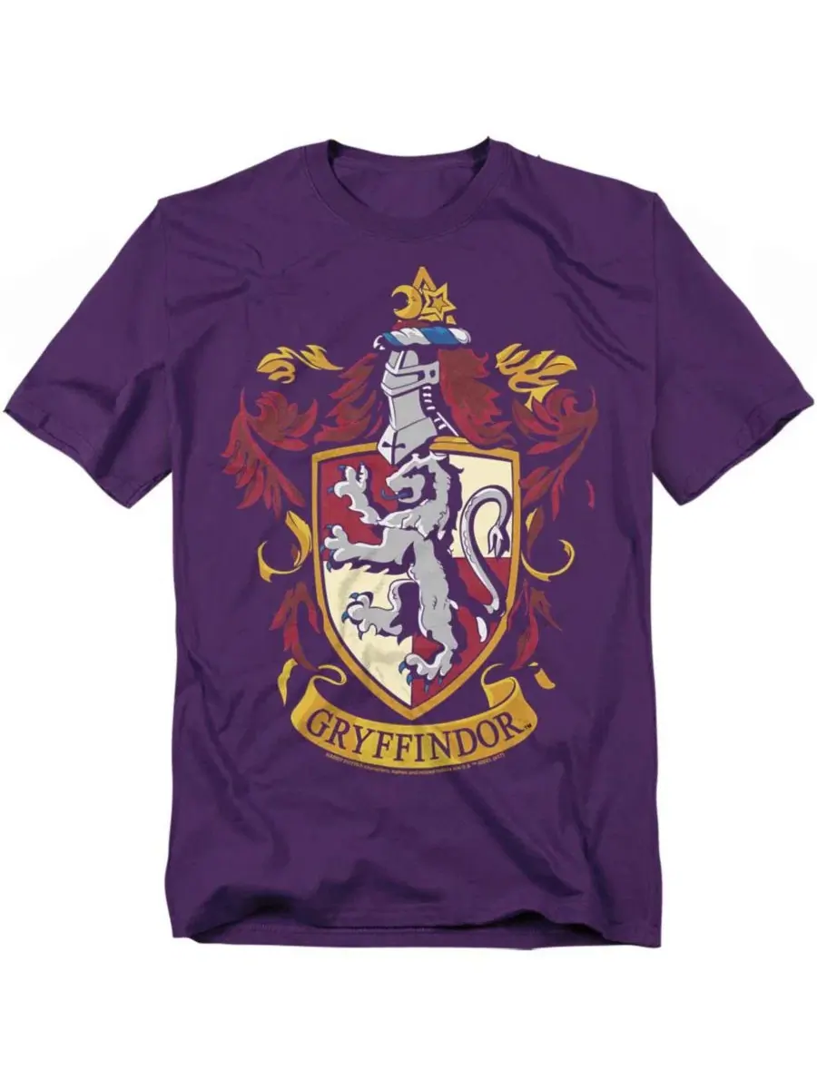 Футболка с длинным рукавом Gryffindor Crest Harry Potter — изображение 1 из 3, фиолетовый