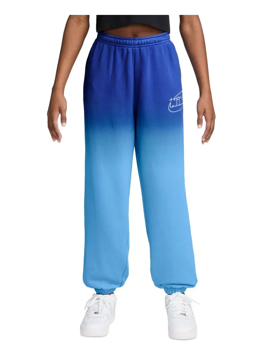 Спортивные брюки Nike Sportswear Studio Fleece Loose Pants — изображение 1 из 3, синий