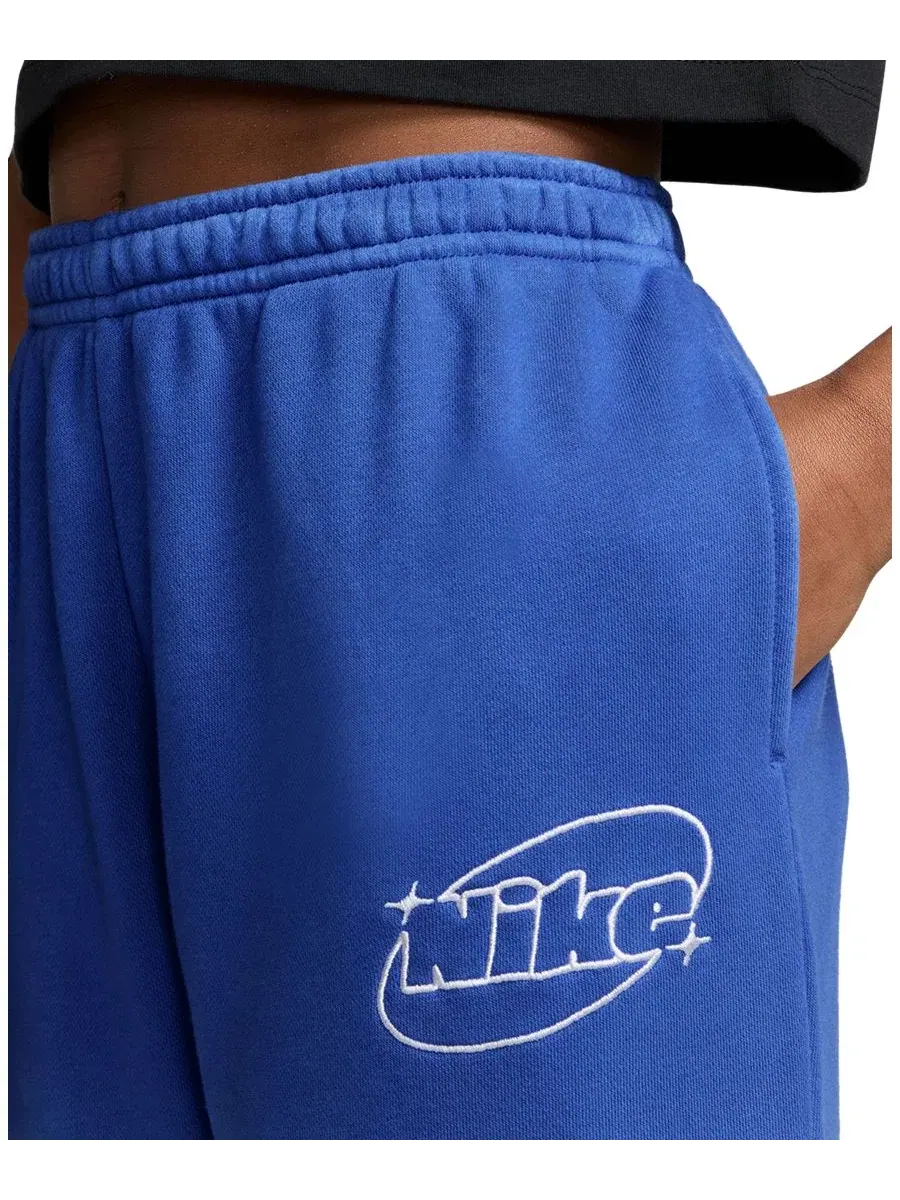 Спортивные брюки Nike Sportswear Studio Fleece Loose Pants — изображение 2 из 3, синий