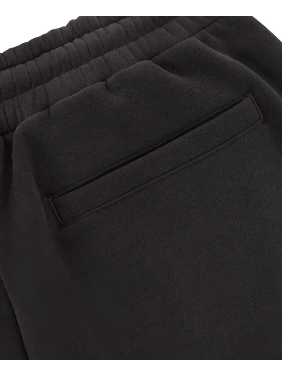 Мужские спортивные брюки Zeno из смесовой хлопковой ткани с завязками REISS — изображение 5 из 6, черный