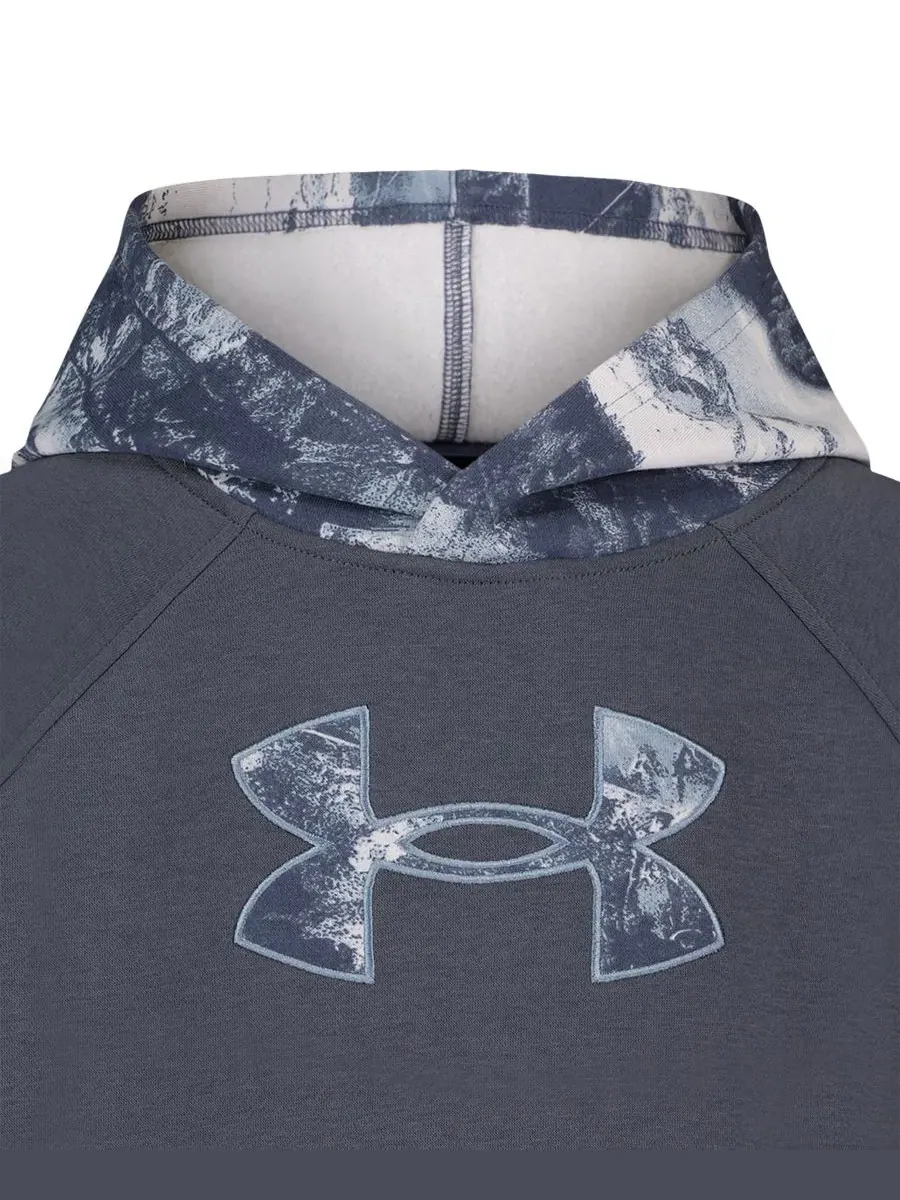 Худи из флиса с капюшоном, с длинным рукавом Under Armour — изображение 4 из 5, серый