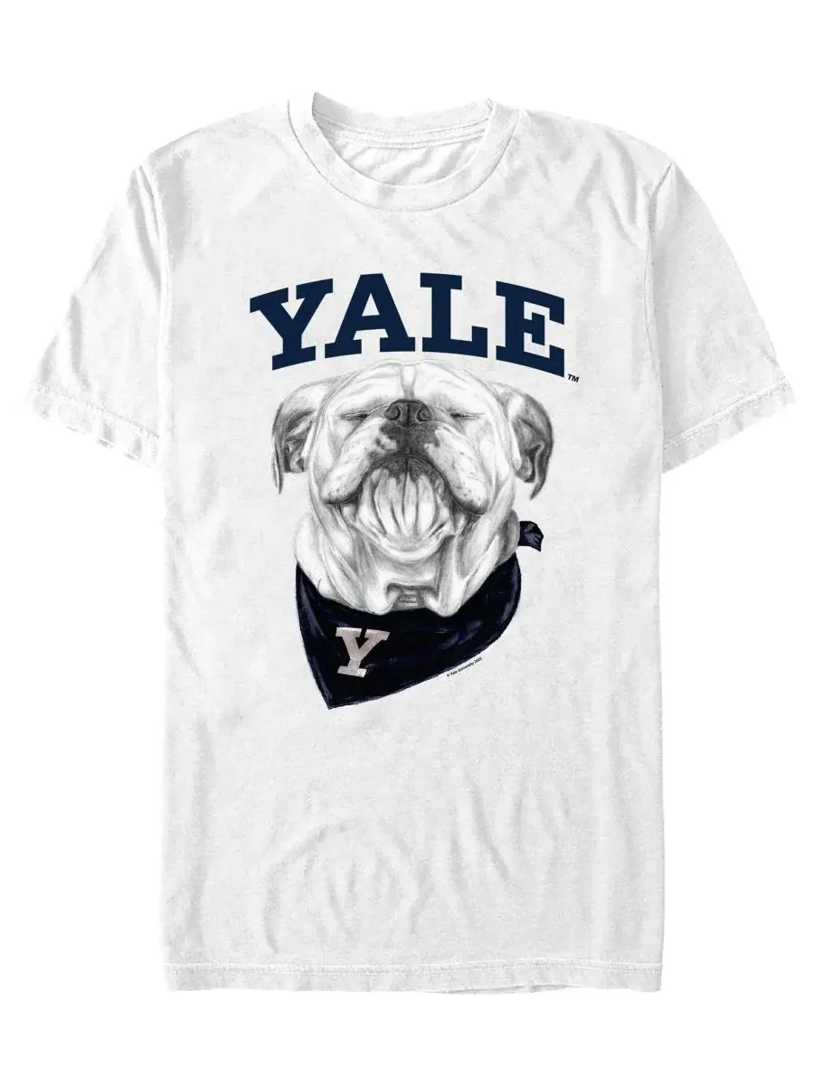 Футболка с принтом Yale Bulldogs Mascot Fifth Sun — изображение 1 из 3, белый