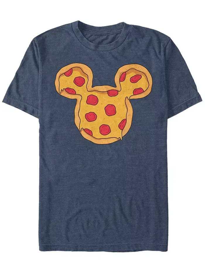 Мужская футболка с коротким рукавом Mickey Pizza Ears Fifth Sun — изображение 1 из 1, темно-синий