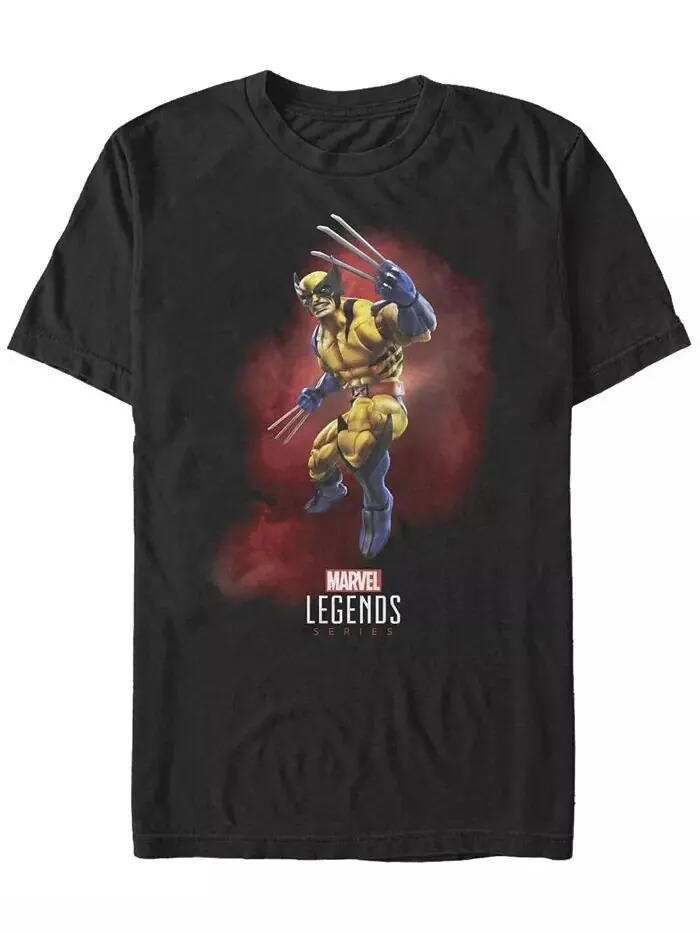 Мужская футболка с коротким рукавом Marvel Legends Wolverine Crew Fifth Sun — изображение 1 из 1, черный