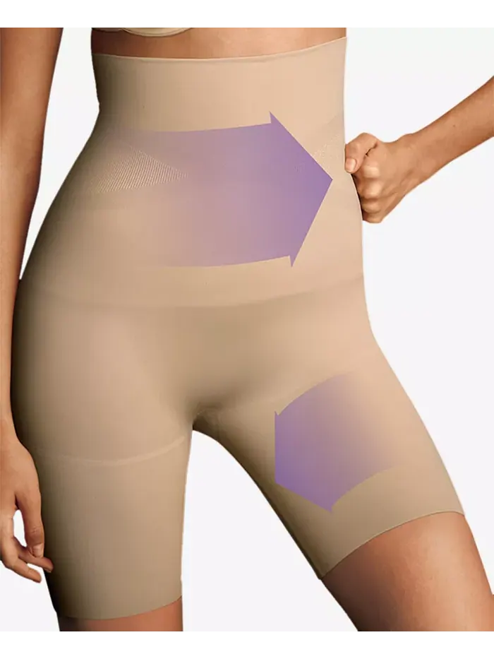 Женские утягивающие шорты с высокой талией Ultra Tummy-Control бесшовные 12622 Maidenform — изображение 3 из 4