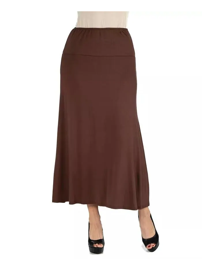 Женская юбка макси с эластичной талией 24seven Comfort Apparel