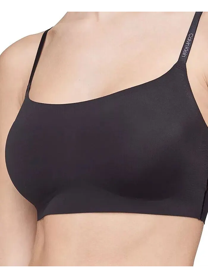 Invisibles Comfort с легкой подкладкой ретро-бралетт QF4783 Calvin Klein — изображение 3 из 4, черный