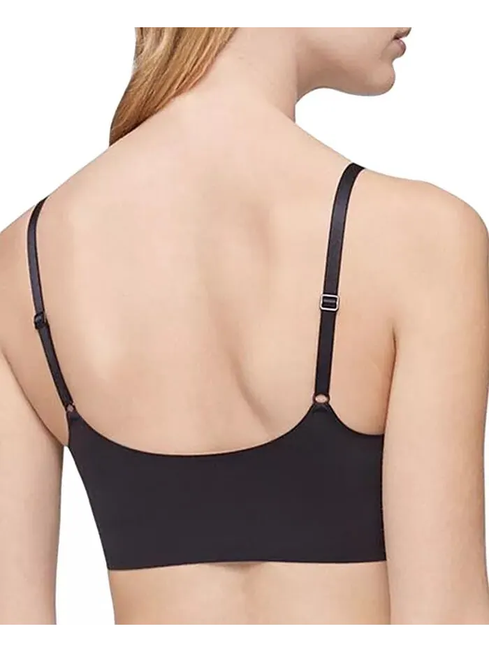 Invisibles Comfort с легкой подкладкой ретро-бралетт QF4783 Calvin Klein — изображение 4 из 4, черный
