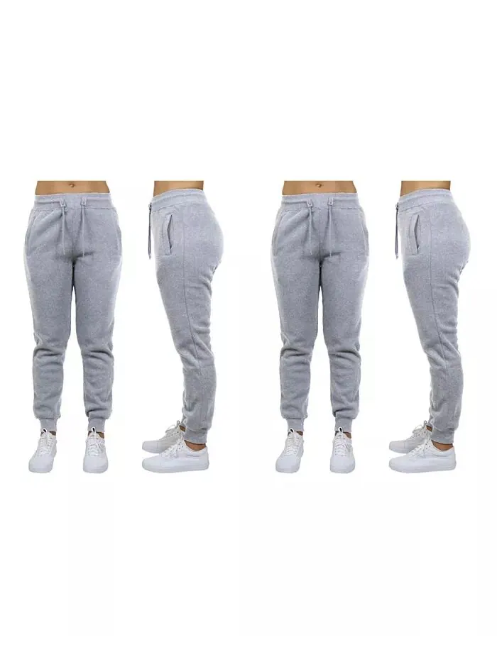 Женские свободные флисовые спортивные штаны Jogger, упаковка из 2 шт Galaxy By Harvic — изображение 12 из 16, черный