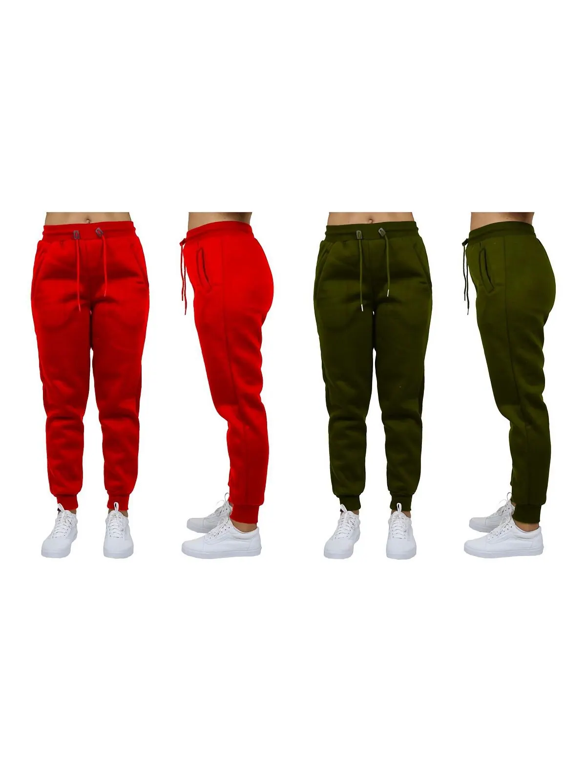 Женские спортивные штаны свободного кроя из флиса для бега, упаковка из 2 шт. Galaxy By Harvic — изображение 3 из 15