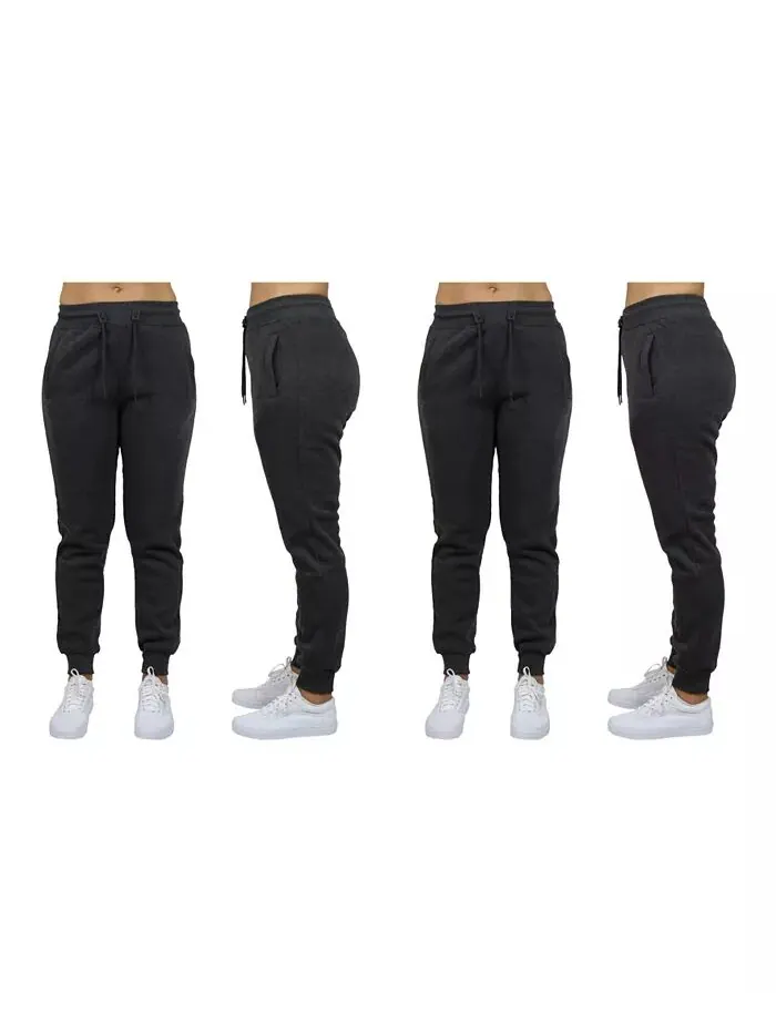 Женские свободные флисовые спортивные штаны Jogger, упаковка из 2 шт Galaxy By Harvic — изображение 1 из 15, темно-серый