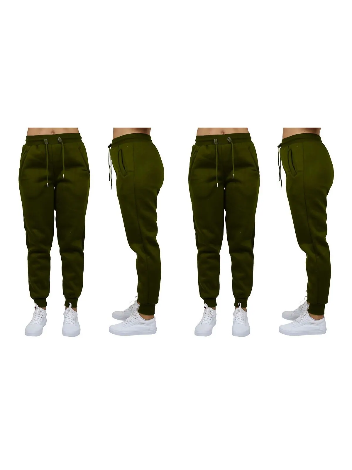 Женские спортивные штаны свободного кроя из флиса для бега, упаковка из 2 шт. Galaxy By Harvic — изображение 15 из 15