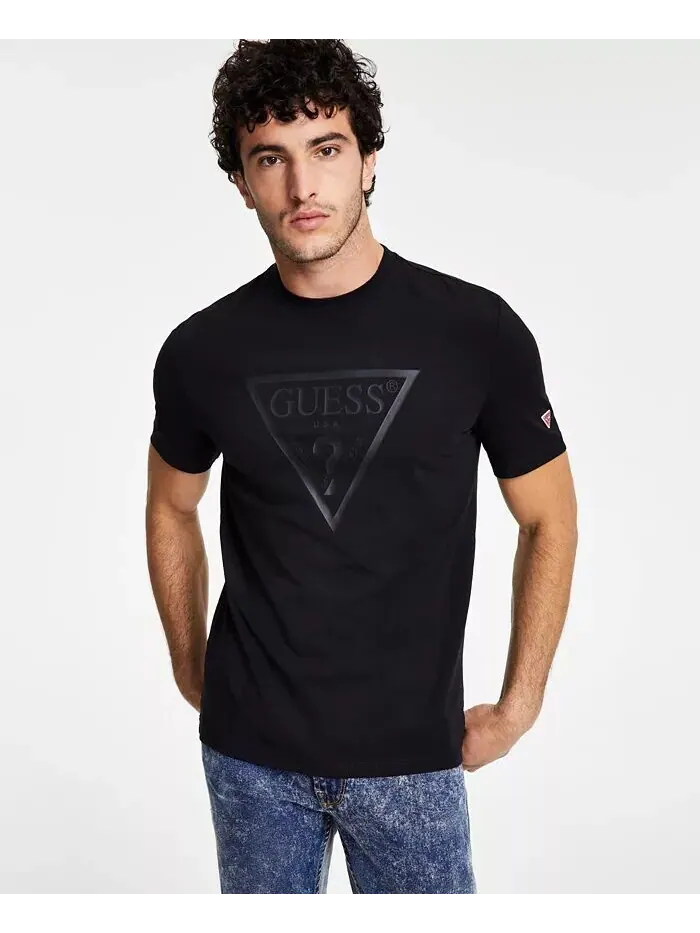 Футболка мужская Eco Tonal с логотипом GUESS — изображение 1 из 2, черный