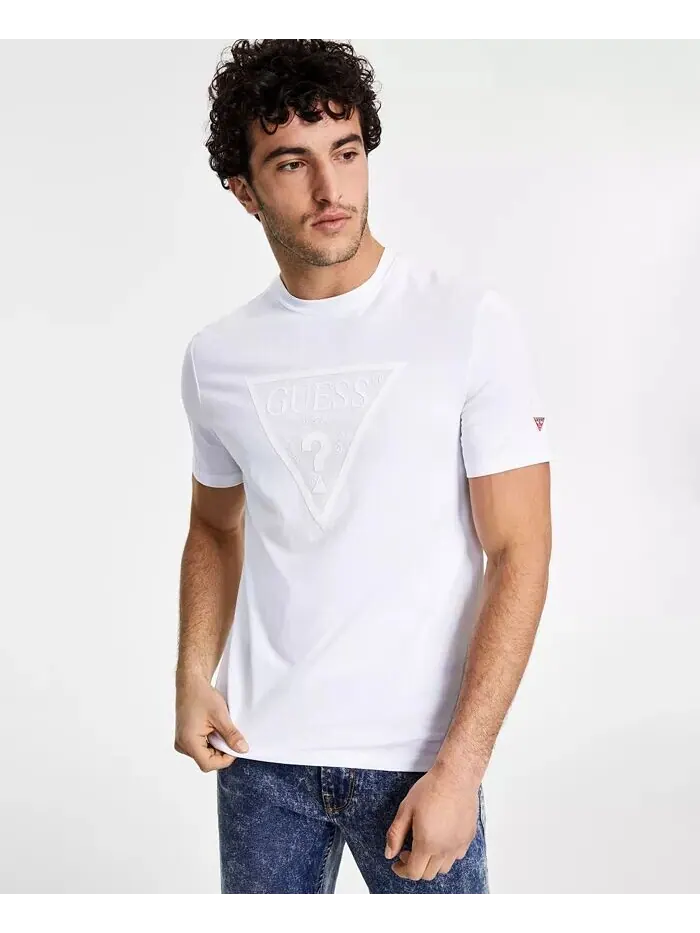 Футболка мужская Eco Tonal с логотипом GUESS — изображение 1 из 2, белый