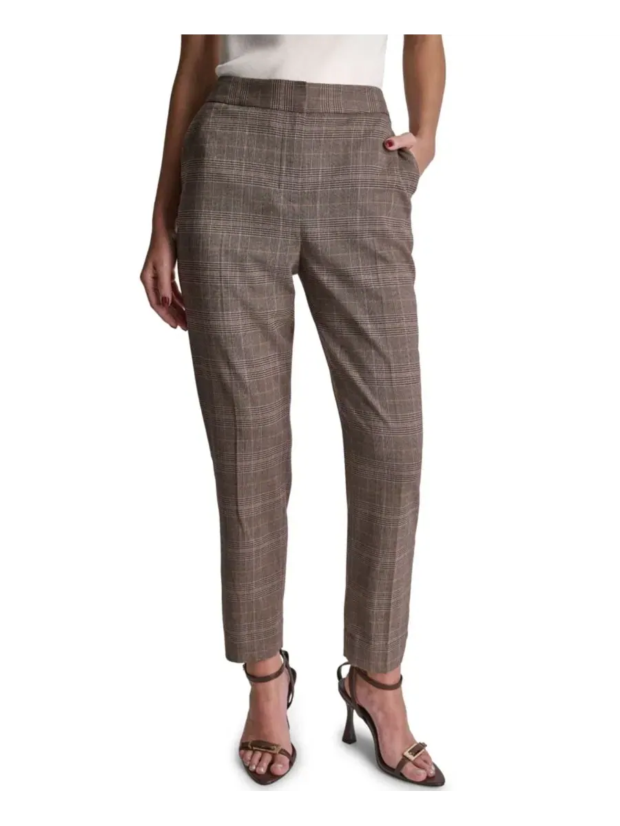 Брюки женские прямые с высокой посадкой BCBG