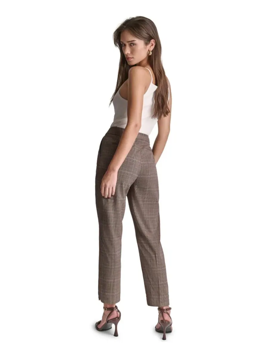 Брюки женские прямые с высокой посадкой BCBG — изображение 4 из 6, мульти