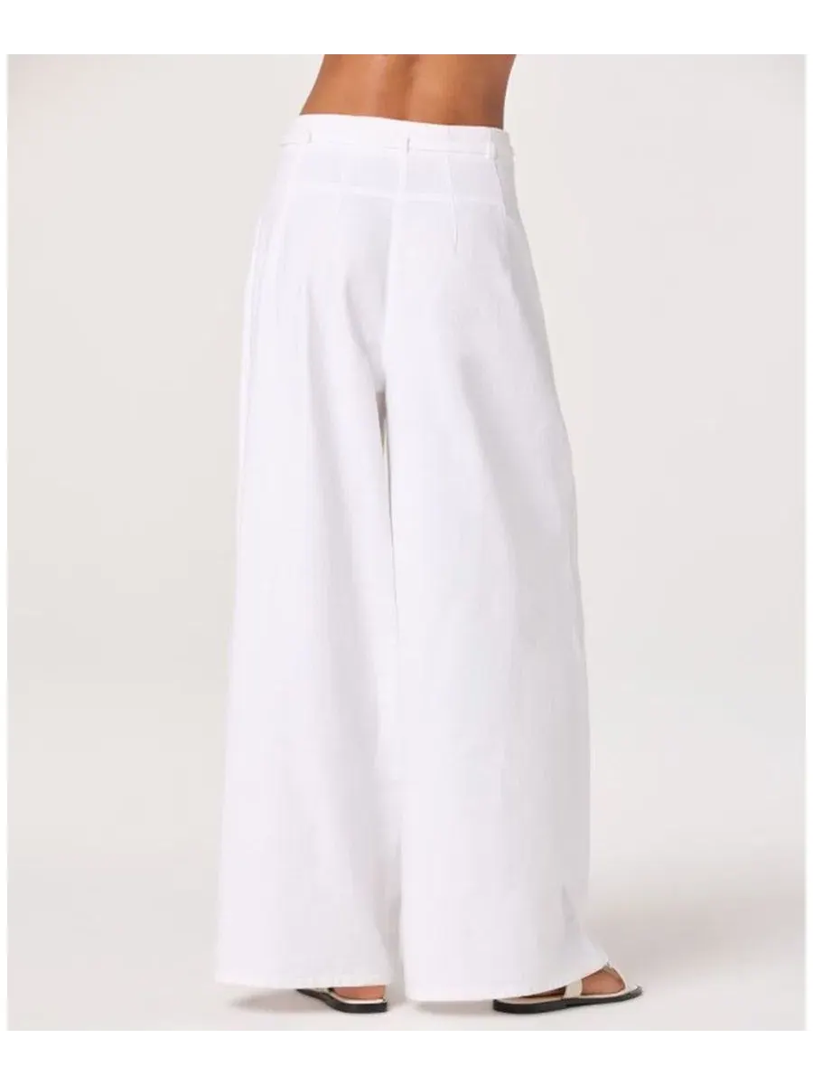 Брюки женские с высокой посадкой Aiden High-Rise Wide-Leg Woven ASTR the Label — изображение 4 из 4, белый