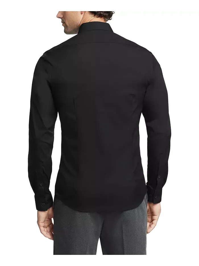 Мужская рубашка CK X Extra-Slim Stretch Calvin Klein — изображение 2 из 7, черный