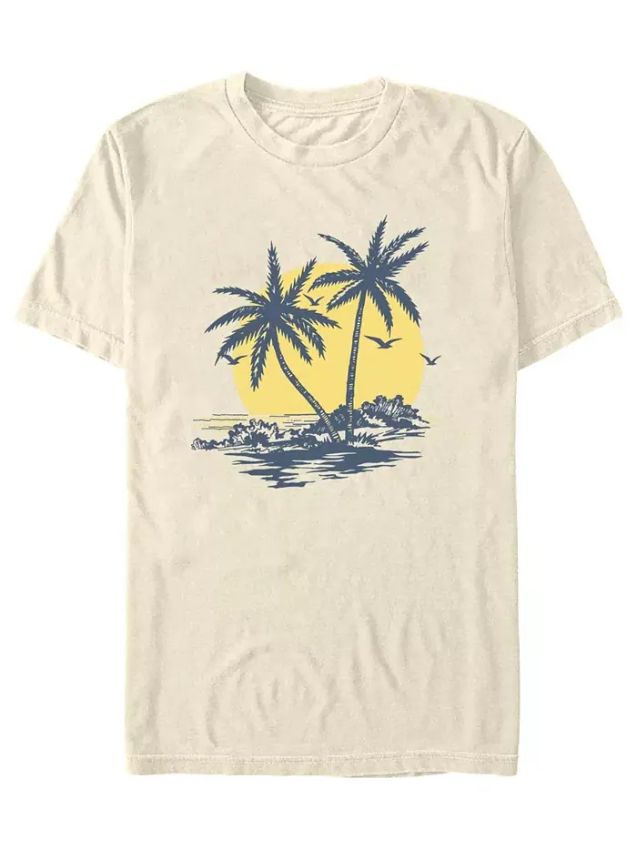 Мужская футболка с коротким рукавом Palms Fifth Sun — изображение 1 из 3, прозрачный