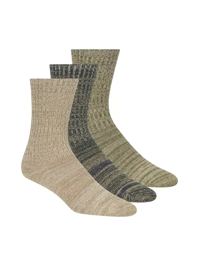Мужские махровые носки-гольфы Ribbed Crew, 3 пары SCOTCH & SODA — изображение 1 из 2, коричневый