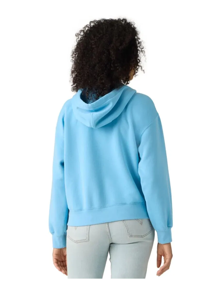 Женская худи с принтом Everyday Zip-Up Hoodie Levi's — изображение 4 из 4, синий
