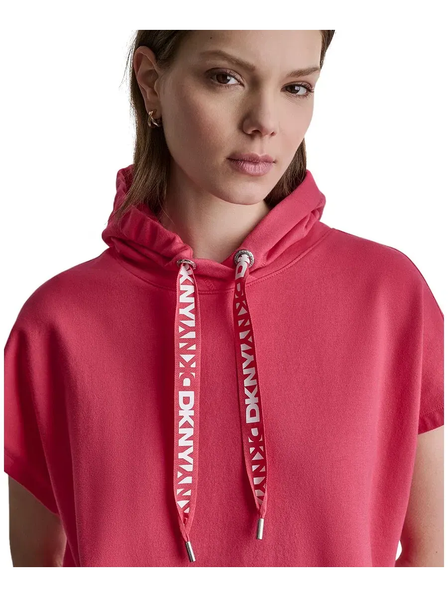 Платье-худи с капюшоном и принтом DKNY Sport, Punch — изображение 4 из 5