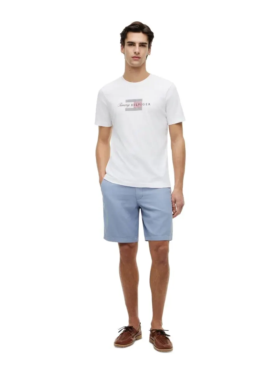 Футболка с коротким рукавом Script Flag Tommy Hilfiger — изображение 2 из 4, белый