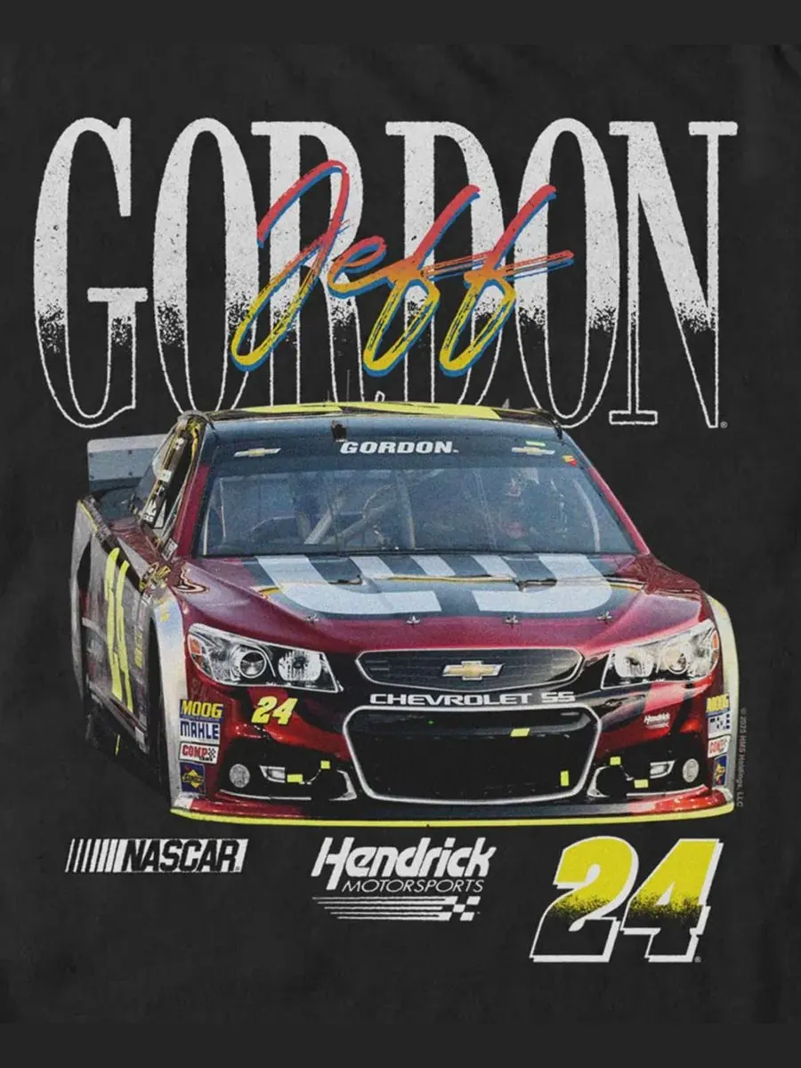 Футболка с графическим принтом Gordon Car Script Fifth Sun — изображение 3 из 3, черный
