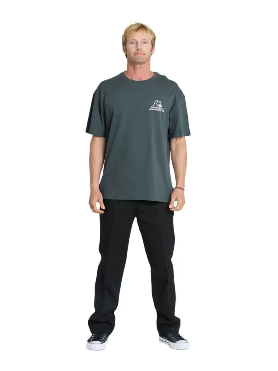 Футболка с коротким рукавом OG Surf Company Org Quiksilver — изображение 2 из 4, серый