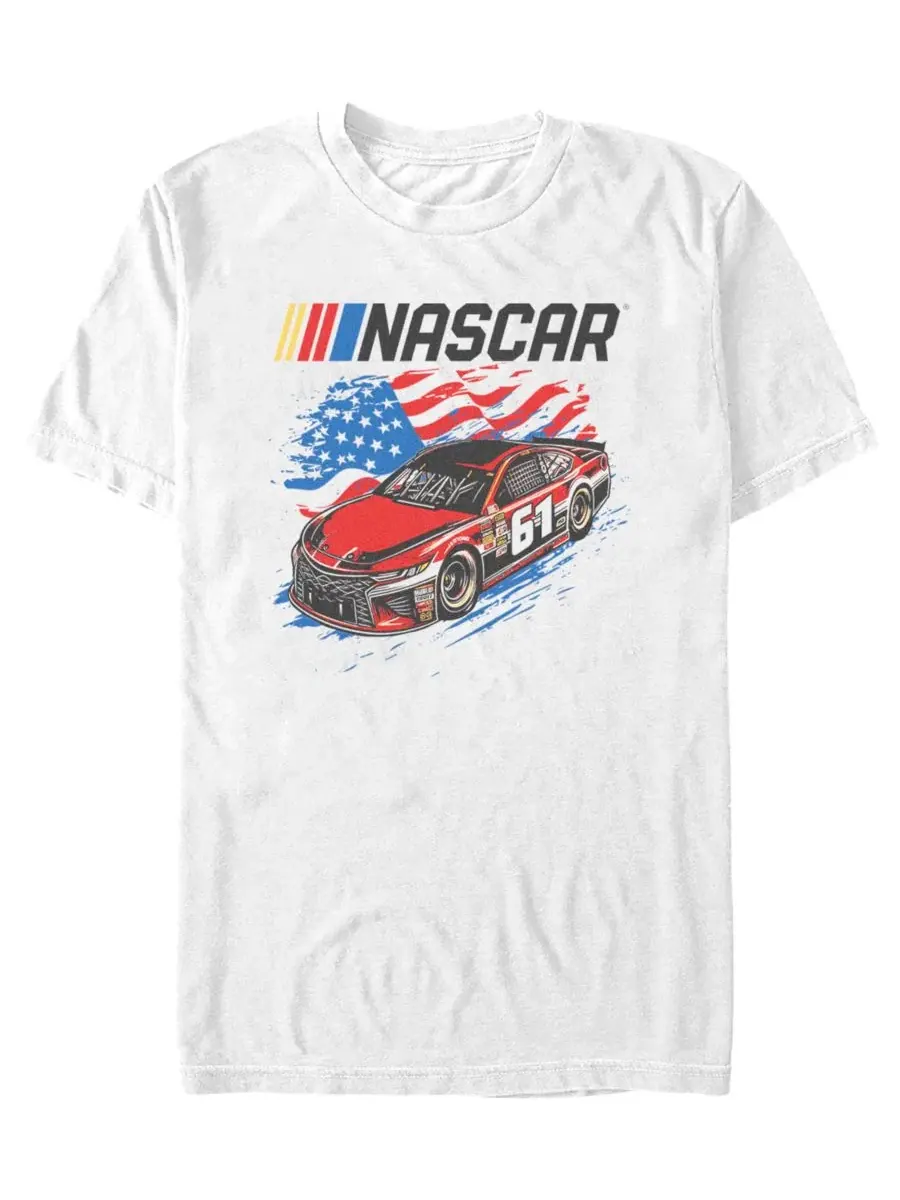 Футболка с принтом Nascar Flag Racer Fifth Sun — изображение 1 из 3, белый