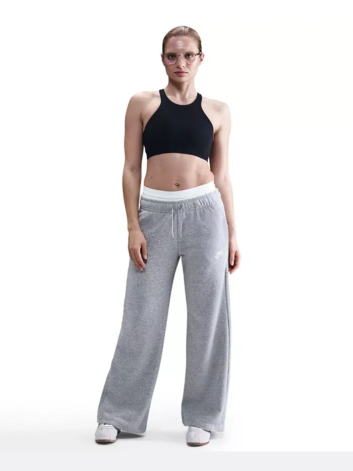 Женские спортивные брюки Club Fleece с завышенной талией и широкими штанинами Nike