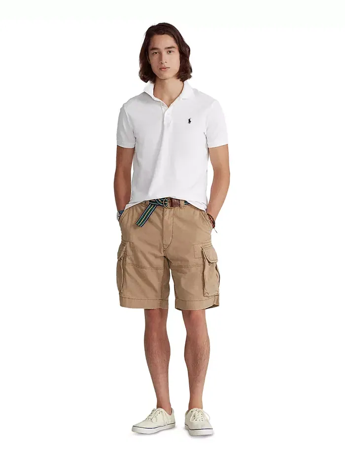 Мужские шорты, 10.5" Classic Gellar Cargos Polo Ralph Lauren — изображение 8 из 8, коричневый/бежевый